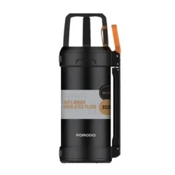 Porodo Lifestyle Outlander Insulation Flask 2 liter - Black